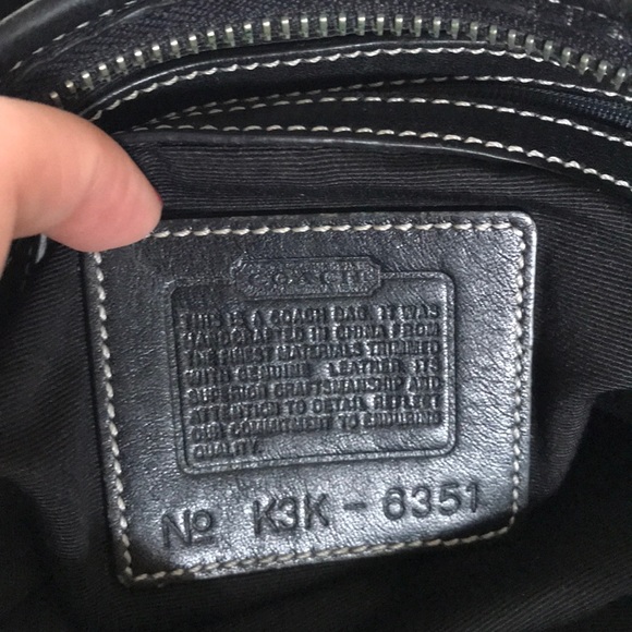 Coach signature small hobo canvas shoulder bag - Picture 5 of 7